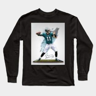 Wentz Philadelphia Sports Art Long Sleeve T-Shirt